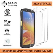 🔥New 3PCS Tempered Glass Screen Protector for Zebra Symbol TC53 TC58 US STOCK🔥 picture