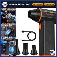 High-Power Electric Air Duster, 3-Speed Adjustable, 100,000 RPM Compressed Air B picture
