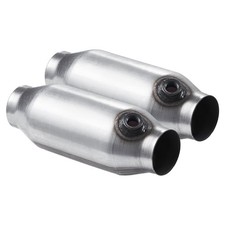 Universal Catalytic Converter, 2.5 Inch Inlet/Outlet, 2 Pack High Flow Car Catal picture