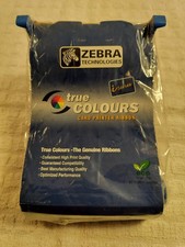 Zebra True Colours Card Printer Ribbon 800017-240 i-Series RBN, YMCKO, P1201 picture