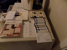 Microsoft Works Academic Edition V2.0 For DOS New , Original Box picture