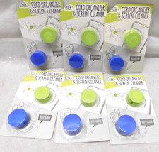 lot Of 6 Vivitar Cable Cord Organizer & Screen Cleaner 2 Pack picture
