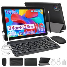 AEEZO Android 16 Tablet 10.1 Inch 6000mAH IPS HD Display 5MP+8MP 2026 New Set picture