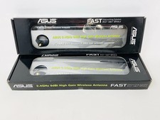 LOT OF 2 - ASUS WL-ANT 191 2.4 GHz 9dBi WIRELESS ANTENNA - NEW  picture