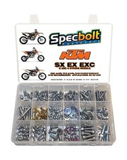 250pc Specbolt Brand Bolt Kit for Maintenance & Upkeep for: KTM SX SX-F EXC E... picture