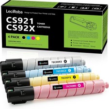 Compatible Toner Cartridge Replacement for Lexmark 76C00K0 76C00C0 76C00M0 76C00 picture