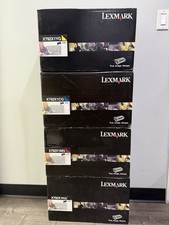 Lexmark X792 X792X1KG X792X1CG X792X1MG X792X1YG Toner Set of 4 Color KCMY NEW picture