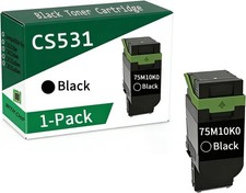 75M10K0 Black Toner Cartridge for Lexmark CS531, CS632, CX532 & CX635 Series picture