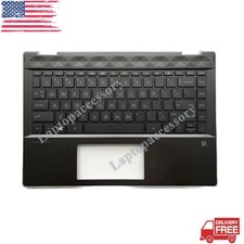 New For HP Pavilion x360 14-DH 14T-DH Palmrest Keyboard Backlit L53795-001 Black picture