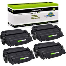 4 Pack CE255A 55A Toner Cartridge for HP LaserJet Pro P3011 P3015X MFP M525C picture