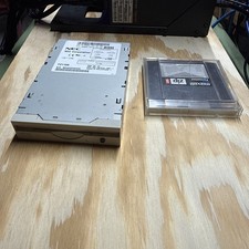 Iomega Zip 100 Drive W/ Disk, TESTED GOOD, IDE/ATAPI White picture