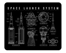 NASA Space Launch System Mouse Pad 1/4 Thick picture