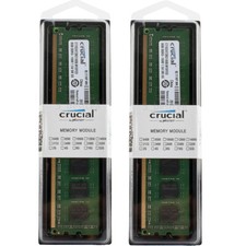 Crucial DDR3 1600MHz 16GB (8GBx2) PC3-12800 Desktop Memory RAM DIMM 240PIN picture
