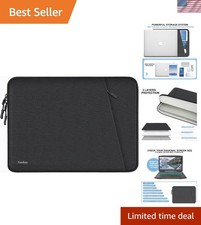 Sleek Black Water-Resistant Laptop Case for 14-Inch Devices - Ultimate Safety picture