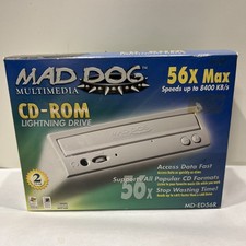 Mad Dog Multimedia 56X CD-ROM Lightning Drive MD-ED56R NIB picture