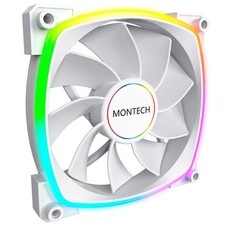 MONTECH RX140 PWM 140x140x25 White 140mm Case Fan 27.9dB 1600rpm 12RX140W picture