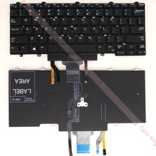 US Backlit Keyboard for Dell Latitude 3340 3350 5480 5490 7480 D19TR 1V6H2 picture
