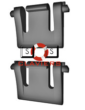 Compaq PR1101U Keyboard Spare Replacement Tilt Leg Stand Foot Feet Set picture