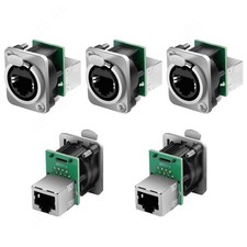 5PC For Neutrik NE8FDP Ethercon RJ45 Cat5 Pass/Feed Through D Series Panel Jack picture