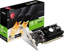 Video Card MSI GeForce GT 1030 4GD4 LP OC 4GB DDR4 4096x2160 DisplayPort HDMI picture