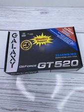 NEW GALAXY Nvidia GEFORCE GT 520 2048 MB MO DDR3 MEMORY 1 CARD SEALED BOX picture