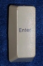 IBM Model F Keyboard REPLACEMENT KEY (ENTER) USED ORIGINAL  picture