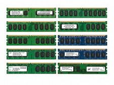 Random Bulk DDR DDR2 DDR3 RAM Desktop Laptop Memory Mixed Brands Lot Of 10 picture