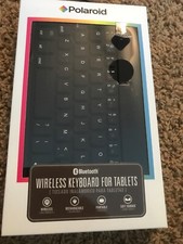Polaroid Wireless Bluetooth Keyboard Portable Chargeable Smartphone Tablet NEW picture
