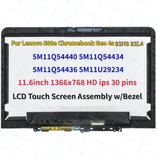 Lenovo 500e Chromebook Gen 4s 83N80000US LCD Touch Screen 5M11Q54440 5M11Q54434 picture