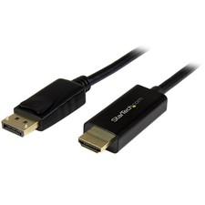 StarTech.com 5m (16 ft) DisplayPort to HDMI Adapter Cable - 4K DisplayPort to HD picture