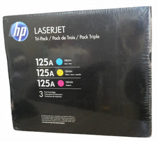 HP 125A Tri pack Original LaserJet Toner Cartridge  -  picture