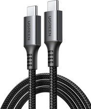 60W USB C to USB C Charger Cable 0.5M Fast Charging Nylon picture