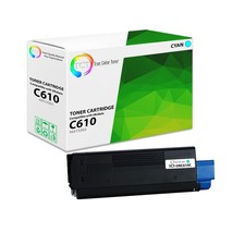 TCT Oki 44315303 Cyan Toner Cartridge For Okidata C610 C610n printer series picture
