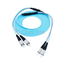 150M 10G OM3 Fiber Patch Cord FC-FC 3.0mm MM 50/125 Duplex Armored Fiber Cable picture