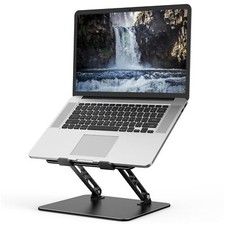 Adjustable Laptop Stand for Desk Metal Foldable Laptop Riser Portable Laptop ... picture