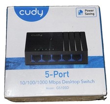Cudy 5-Port 10/100/1000 Mbps  Ethernet Desktop Switch GS105D New picture