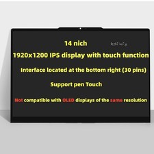 For Lenovo IdeaPad 5 2-in-1 14AHP9 83DR LCD Touch Screen 5D10S40070 Replacement picture