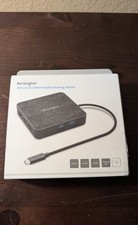 Kensington MD120U4 USB4 Docking Station Gray USB-C HDMI Ethernet Universal picture
