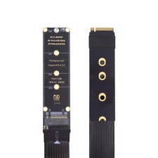 Cablecy NGFF M-Key NVME Male to Female Extension PCI Express Cable PCI-E4.0 picture