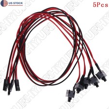 5pcs 50cm Power Switch Cables For Computer Cases Connects To The Motherboard PC picture