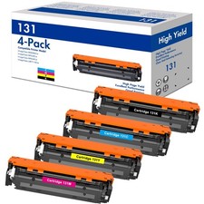 4PK CRG131 Toner Cartridge For Canon 131 H ImageCLASS MF8280Cw 628Cw MF8080Cw picture
