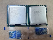2pcs Matched Pair Intel Xeon X5690 SLBVX 3.46GHz 6.4GT/s 12MB 6 Core 1333GHz CPU picture