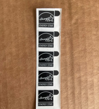 5 pcs sticker for energy sticker (Black Color) 15mm x 15mm Case Badge Logo Label picture