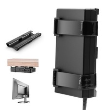 CaSZLUTION Universal Metal Laptop Charger Holder, 5.9x2.6x0.6inch, Black picture