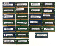 Lot of 25 Laptop RAM Memory DDR2 DDR3 SO-DIMM 1GB and 2GB Mixed Brands See Photo picture