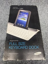 New, 1 PCS Samsung GALAXY Tab Ergonomic Full Size Keyboard Dock, picture