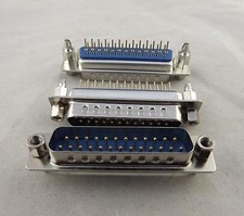 10 D-SUB DB25 25Pin Male DIP PCB Solder Connector Adapter DP25 2 Rows Lock Screw picture