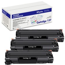3PK CRG 137 Black Toner Comaptible for Canon 137 Toner Cartridge MF230 Series picture