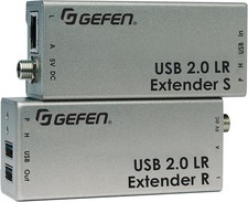 Gefen EXT-USB2.0-LR USB 2.0 LR Extender RJ-45 Powered 330 ft Silver picture