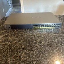 Netgear GS728TP-300NAS V3 24 PORT GIGABIT POE MNGD W. 4 SFP PORTS picture